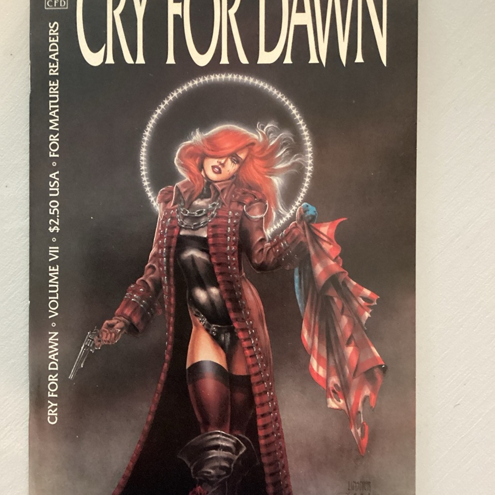 Cry for Dawn Trading Card - Red & Black Character Artwork